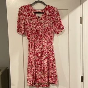 Beautiful pink and white summer dress